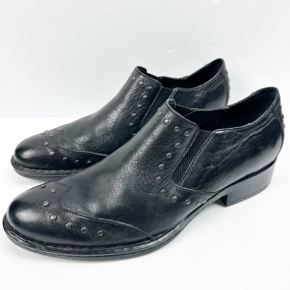 BORN TOUR LEATHER ANKLE BOOTIES